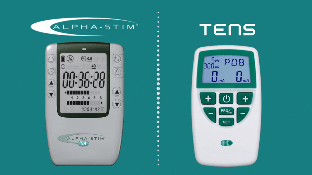 ההבדל בין Alpha Stim M למכשיר Tens