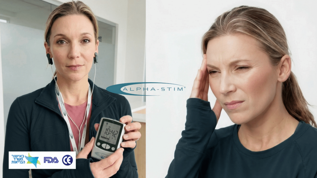 טיפול במיגרנה וכאבי ראש ללא תרופות Alpha Stim
