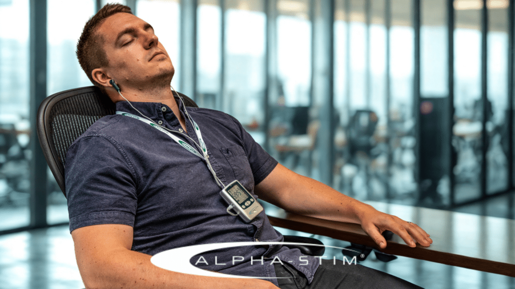טיפול בנדודי שינה ללא תרופות Alpha Stim